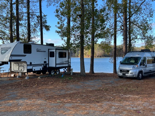 Micro Minnie and Camper Van